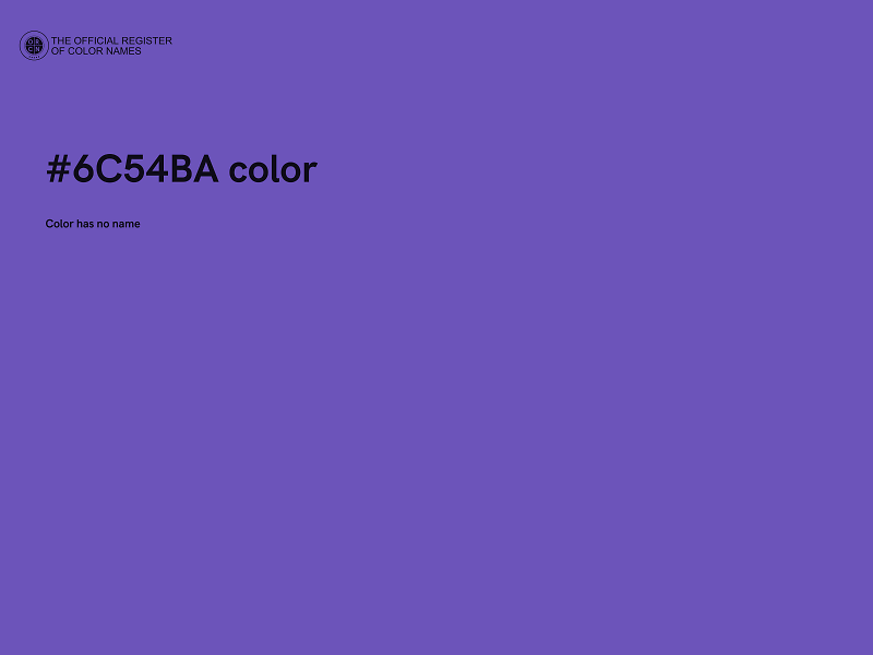 #6C54BA color image