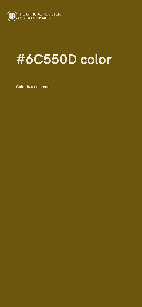 #6C550D color image