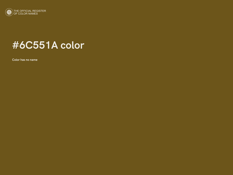 #6C551A color image