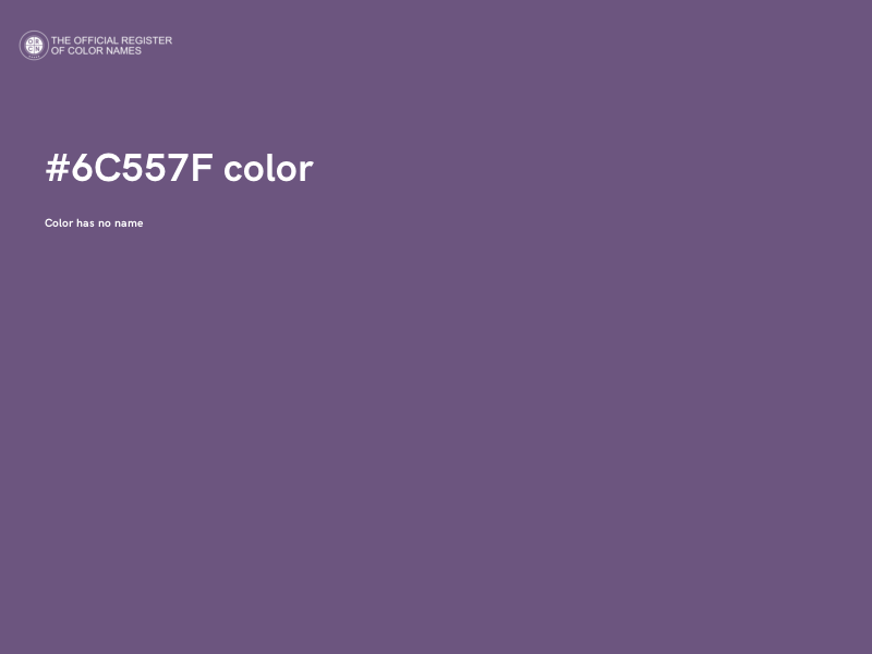 #6C557F color image