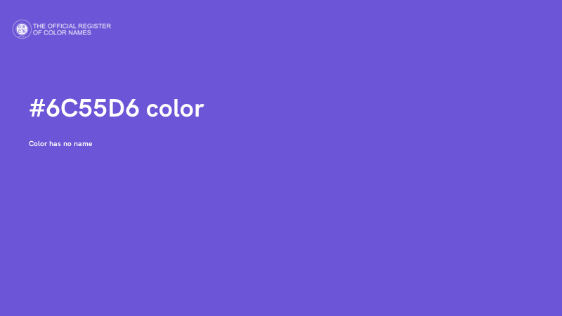 #6C55D6 color image