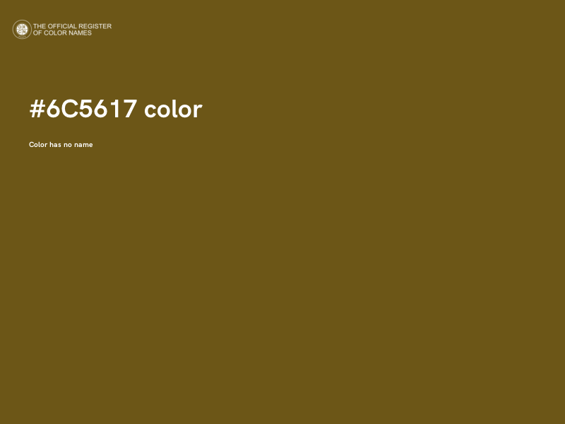 #6C5617 color image