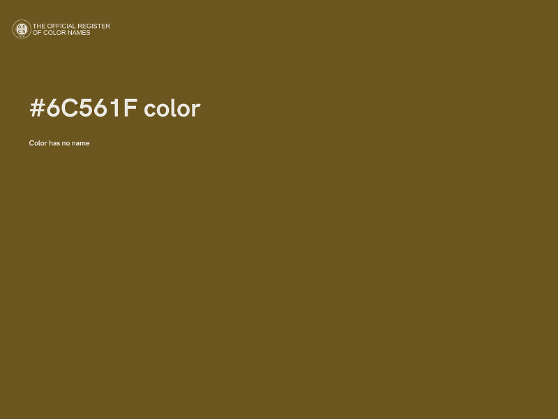 #6C561F color image