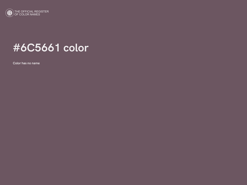#6C5661 color image