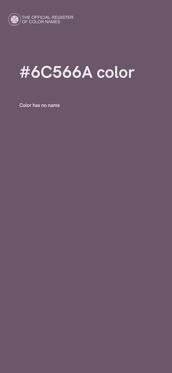 #6C566A color image
