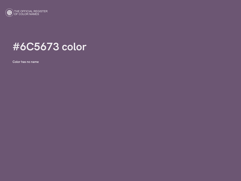 #6C5673 color image