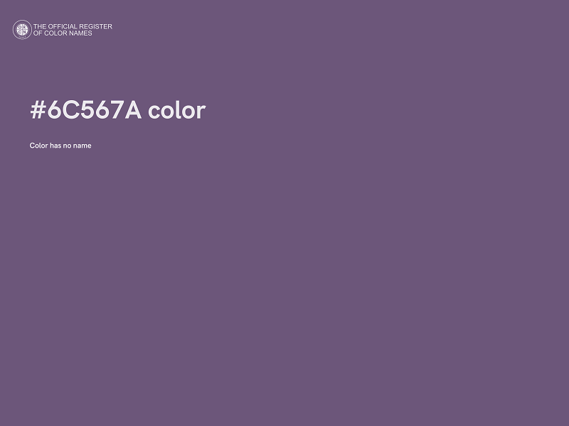 #6C567A color image