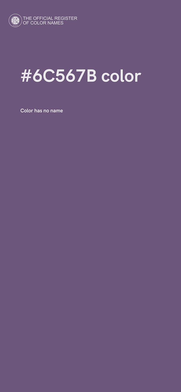 #6C567B color image