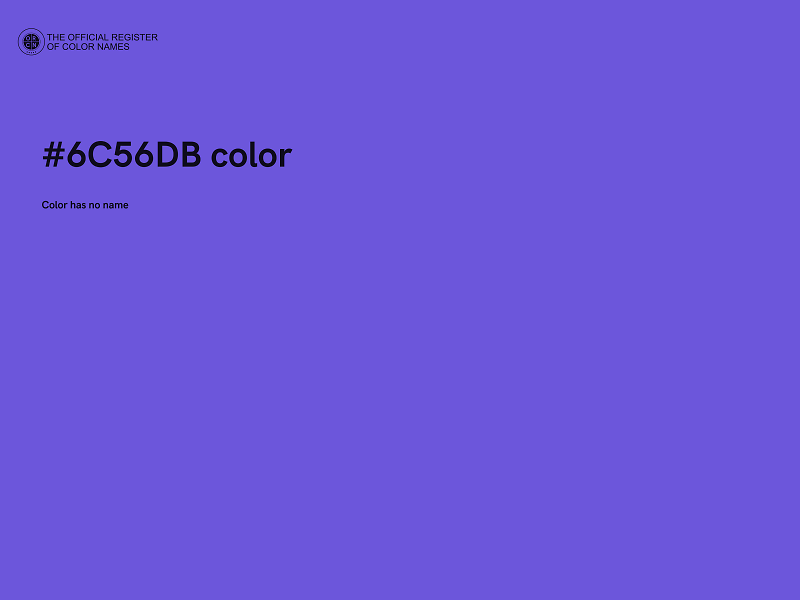 #6C56DB color image