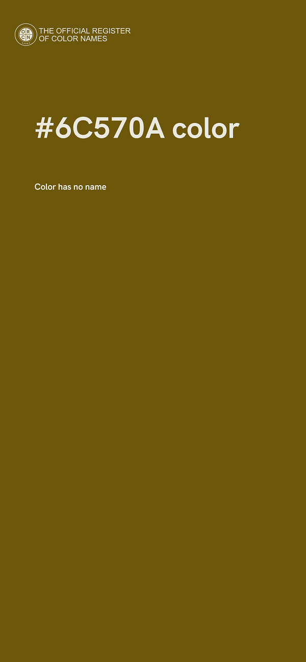 #6C570A color image