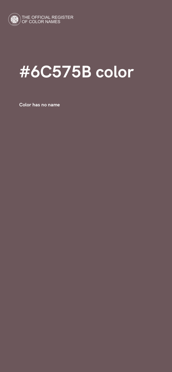#6C575B color image