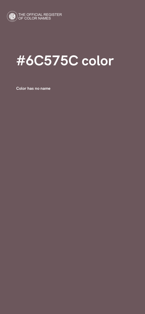 #6C575C color image