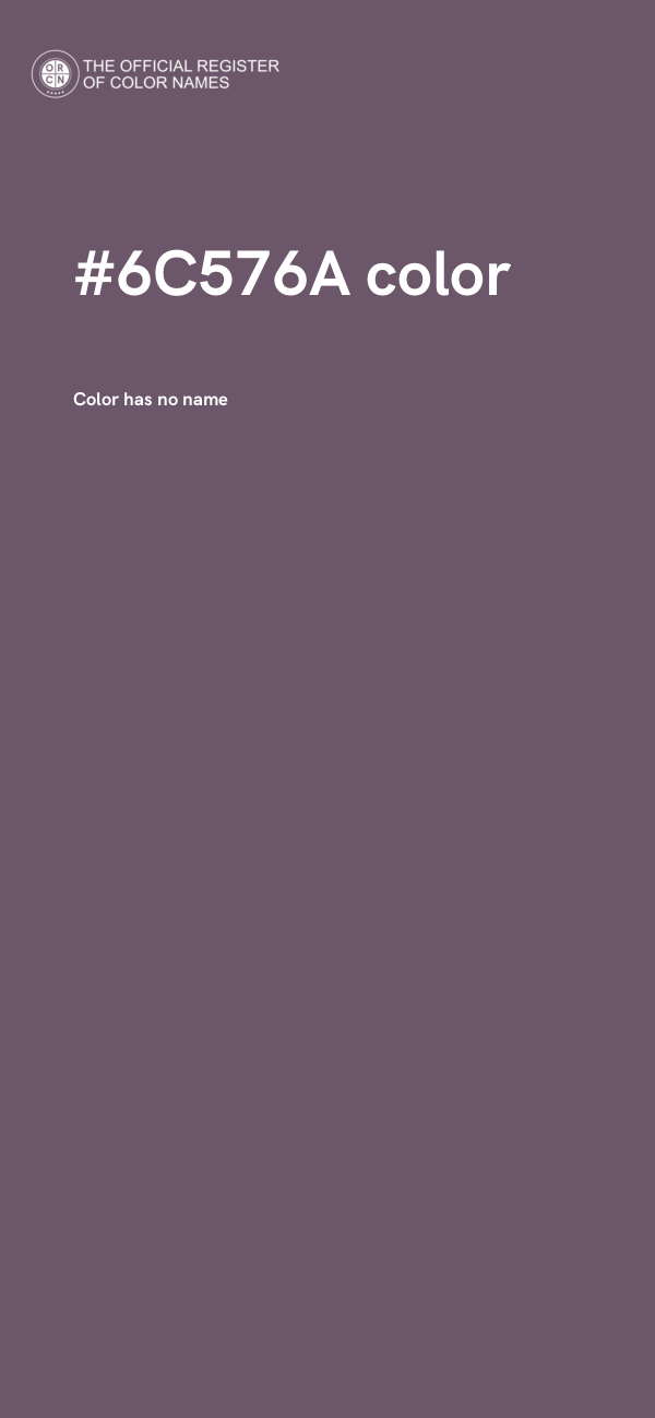 #6C576A color image