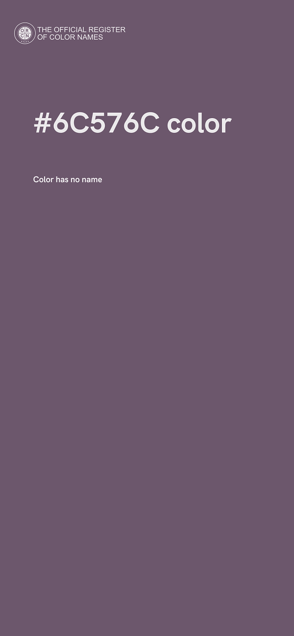 #6C576C color image