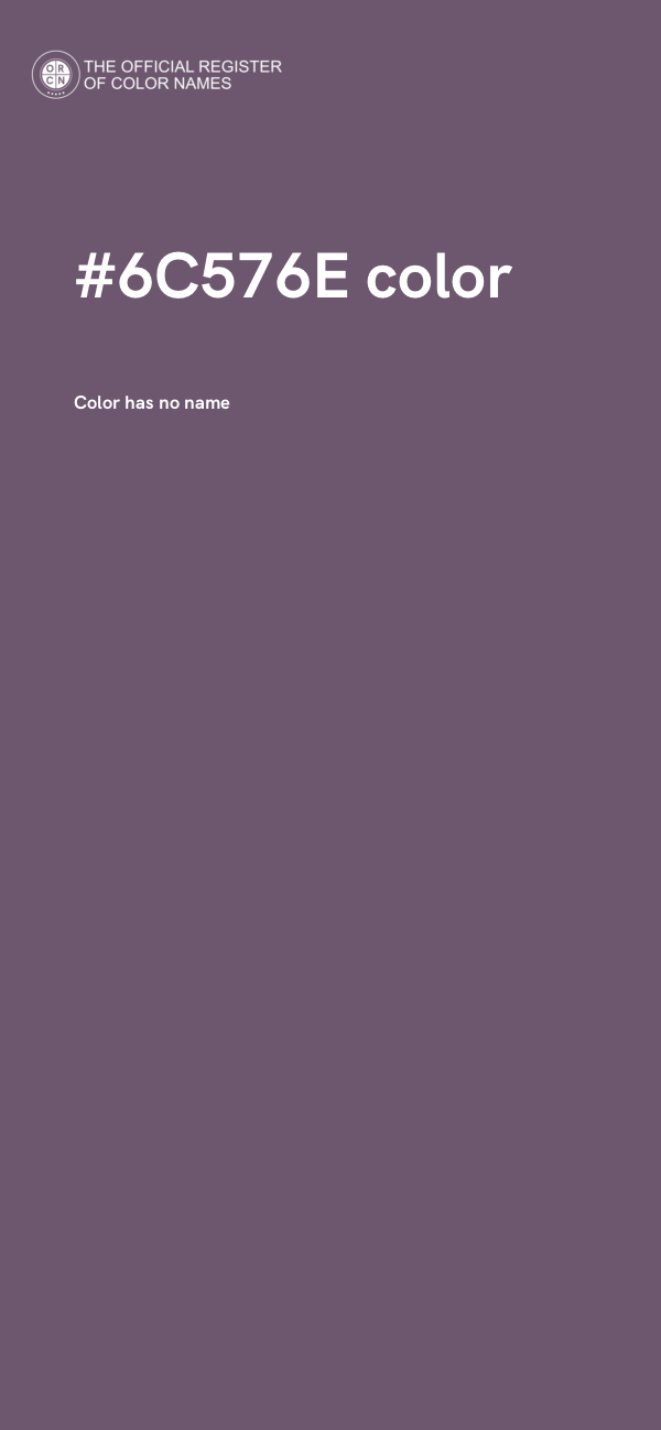 #6C576E color image