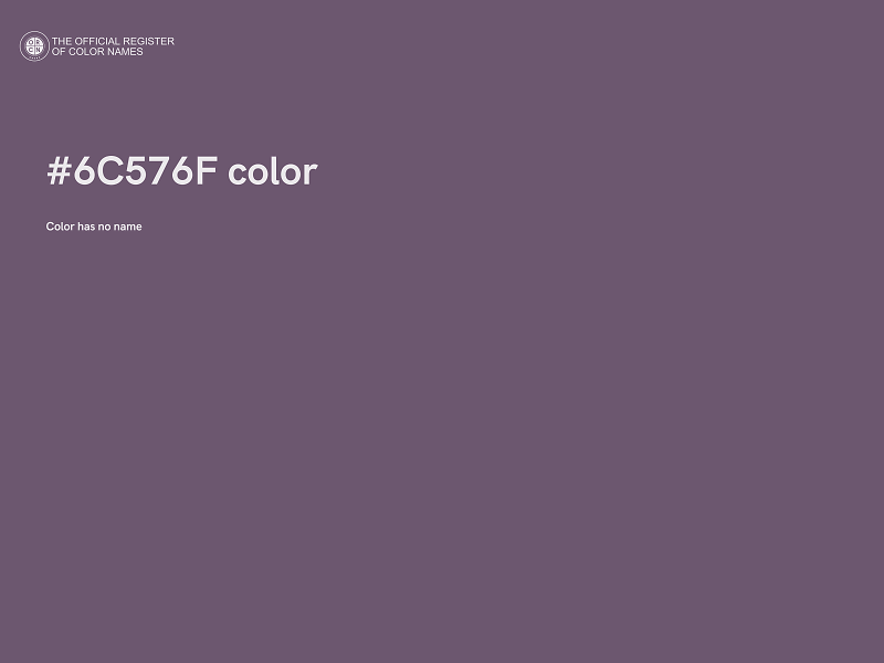 #6C576F color image