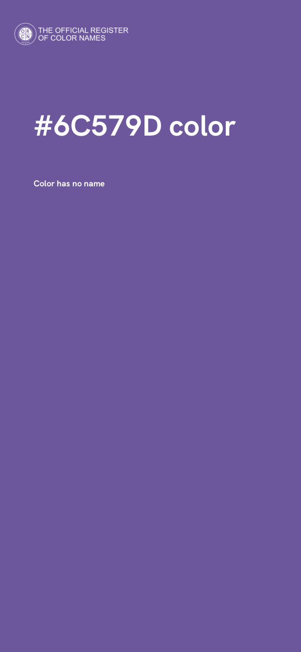 #6C579D color image
