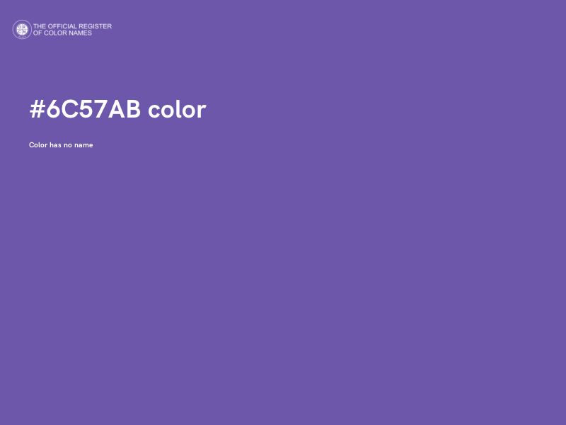 #6C57AB color image