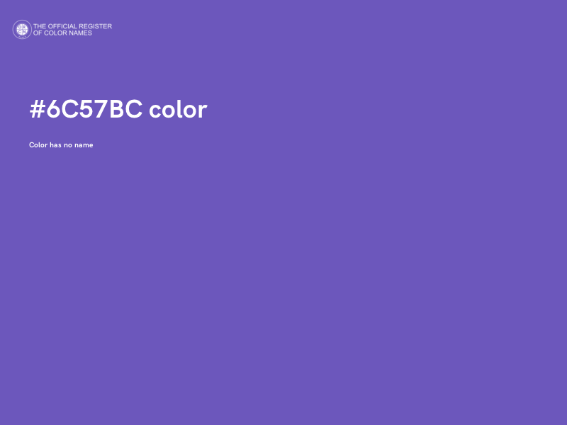 #6C57BC color image