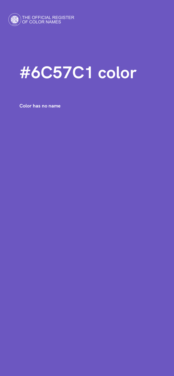 #6C57C1 color image