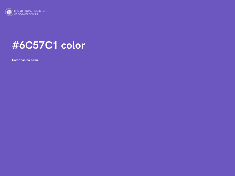 #6C57C1 color image
