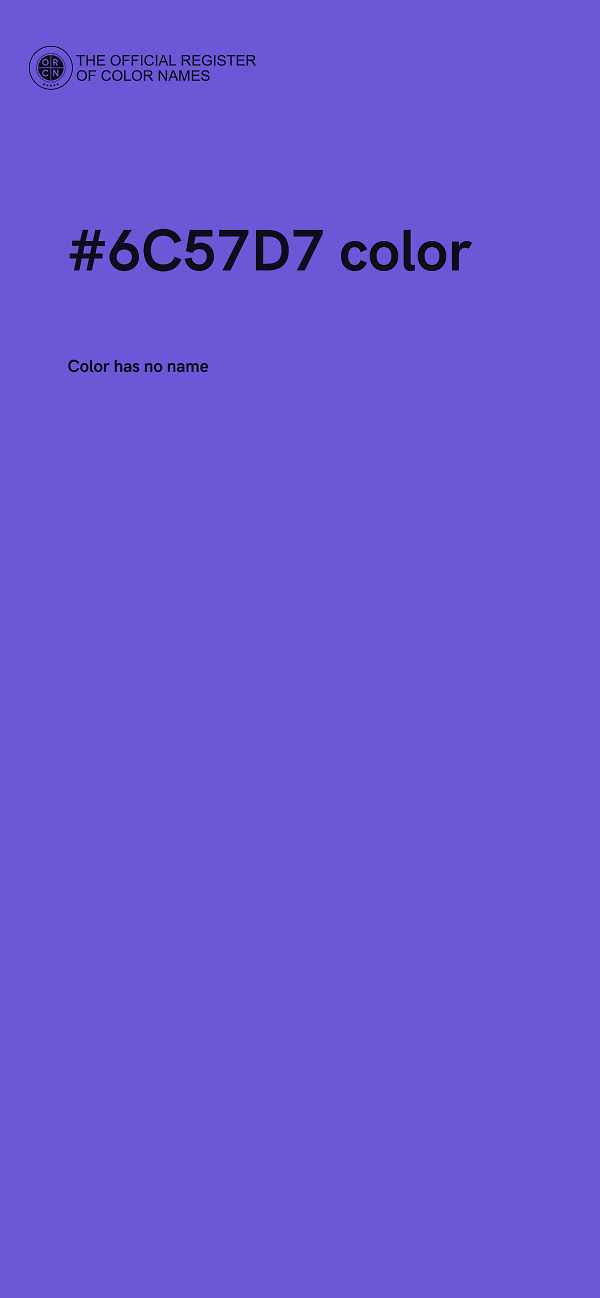 #6C57D7 color image