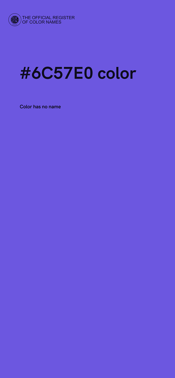 #6C57E0 color image