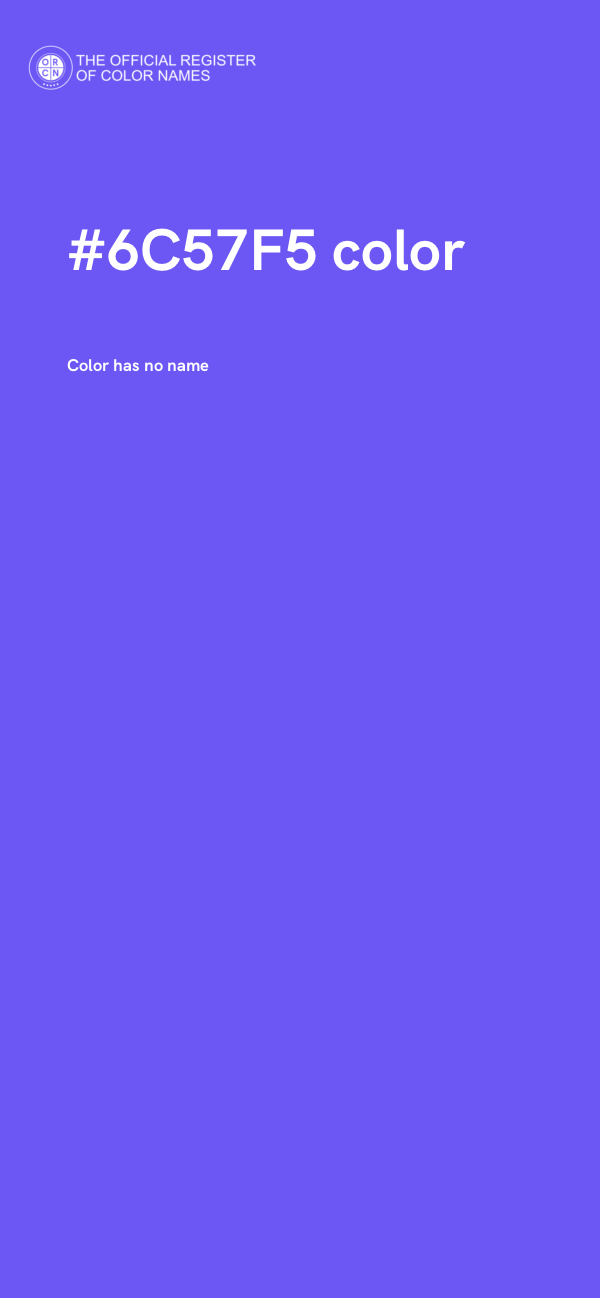 #6C57F5 color image