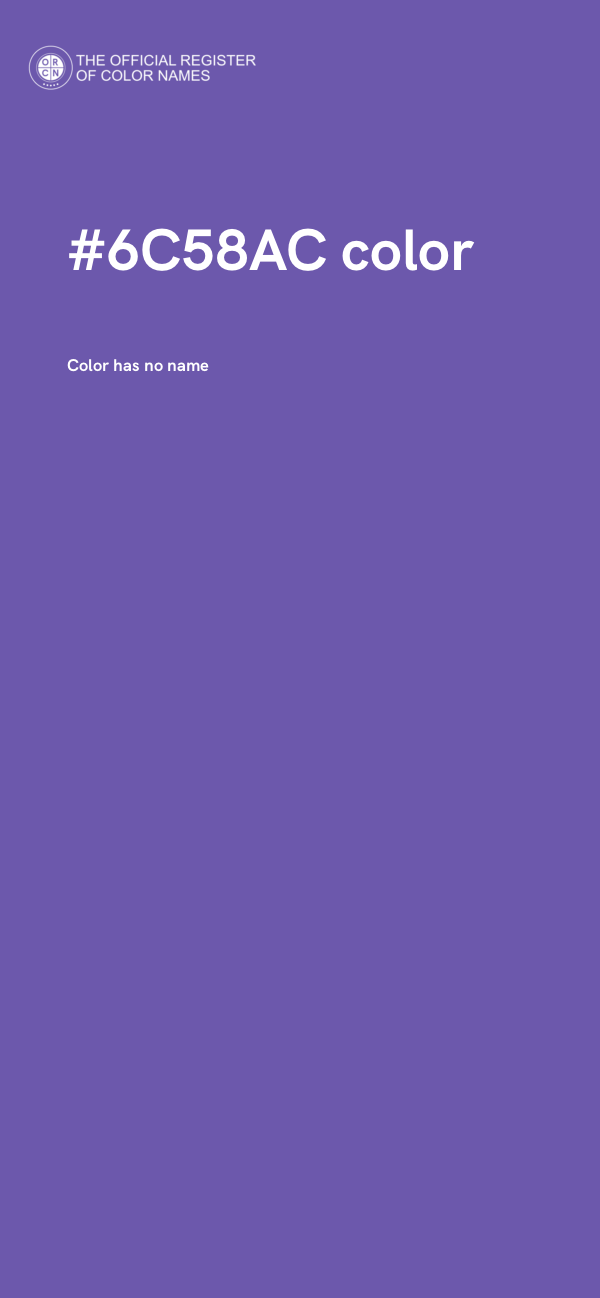 #6C58AC color image