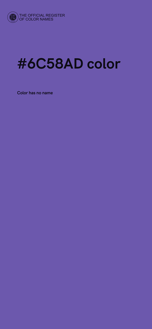 #6C58AD color image