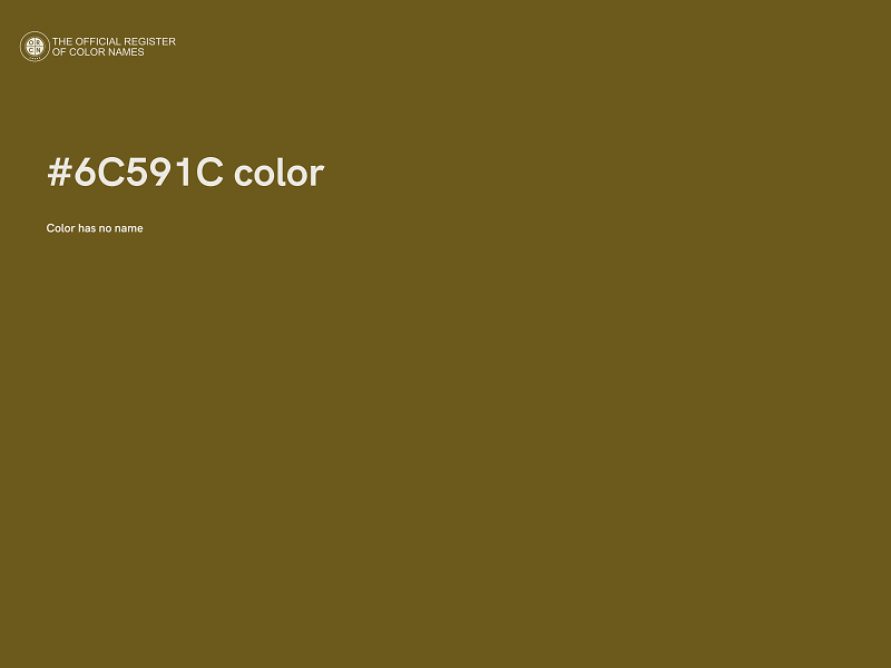 #6C591C color image