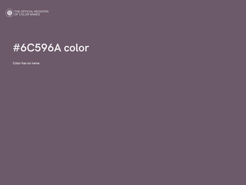 #6C596A color image