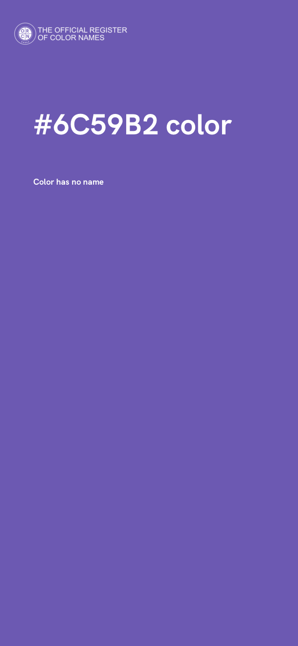 #6C59B2 color image