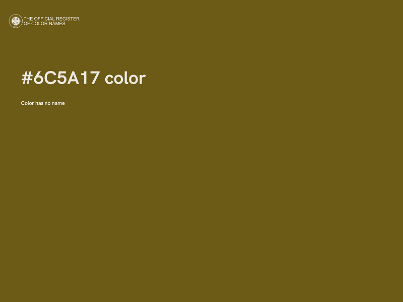 #6C5A17 color image