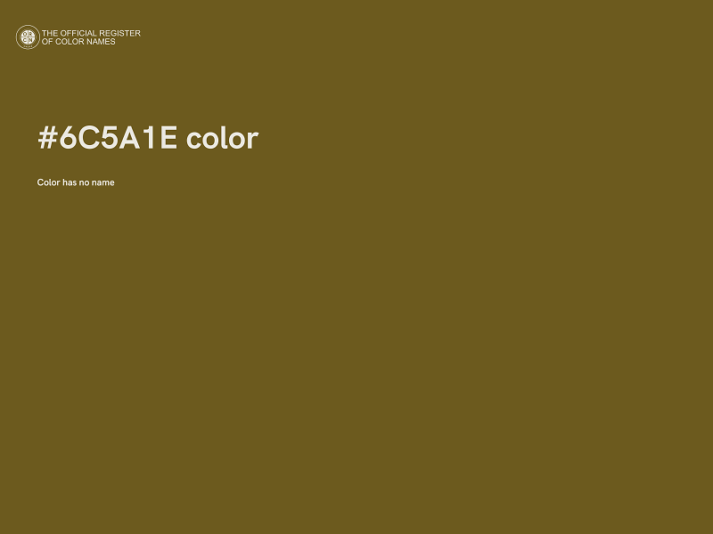 #6C5A1E color image