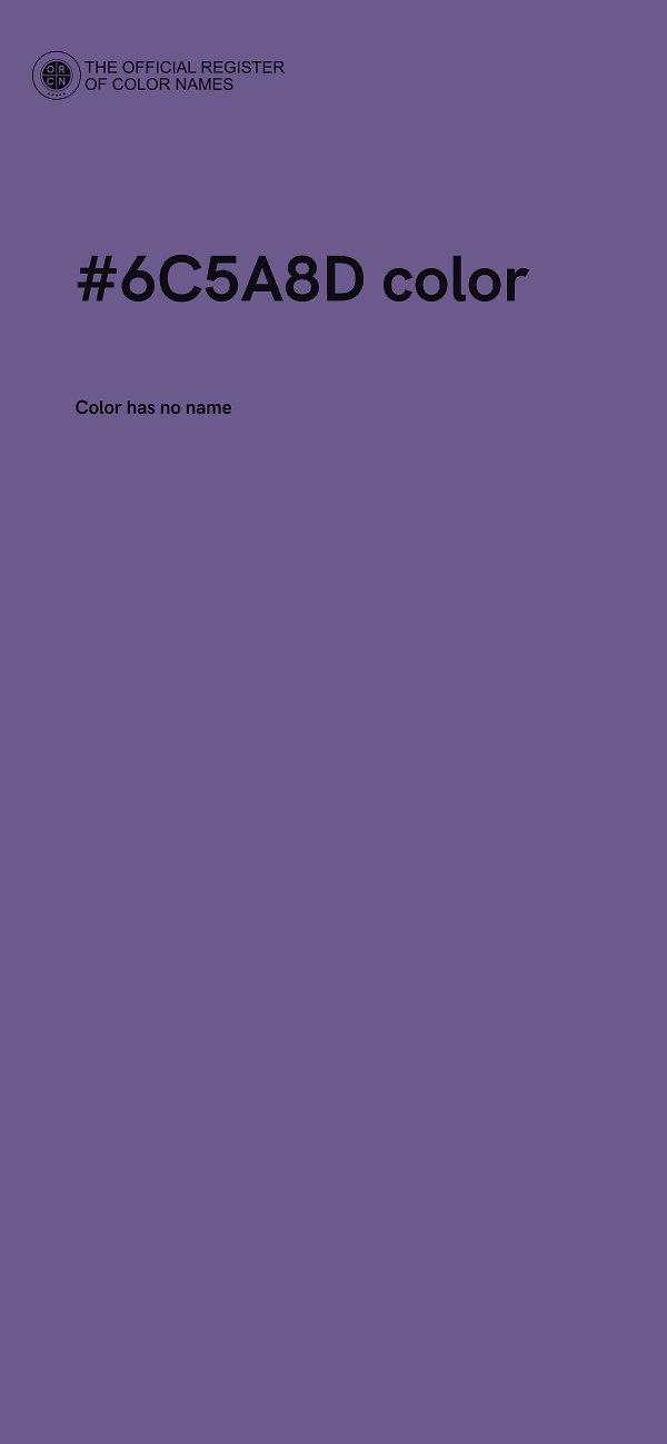 #6C5A8D color image