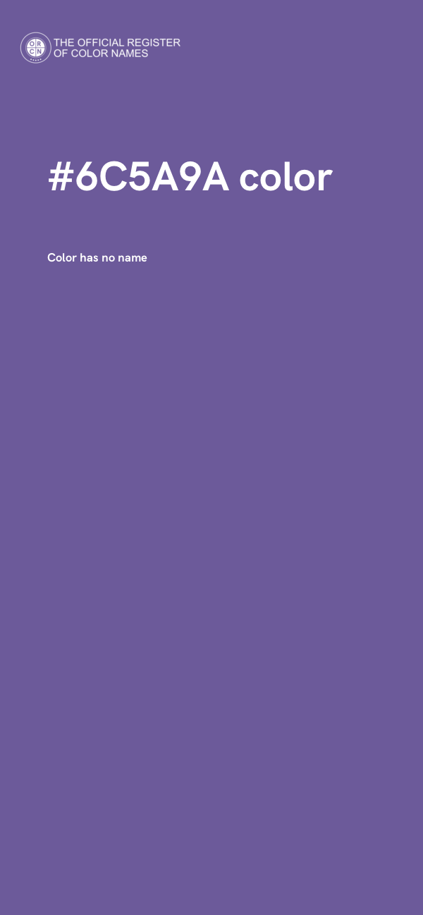 #6C5A9A color image