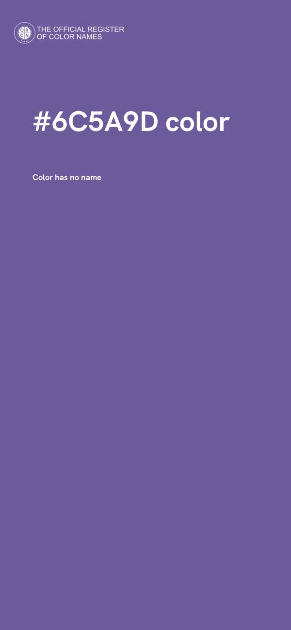 #6C5A9D color image