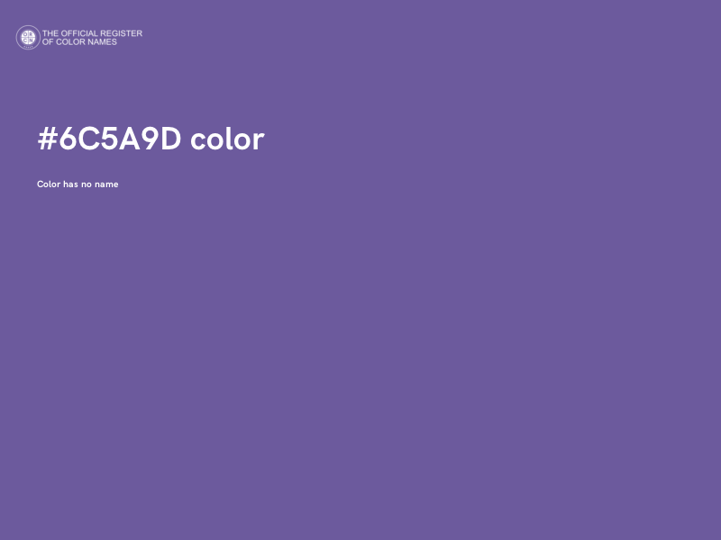 #6C5A9D color image