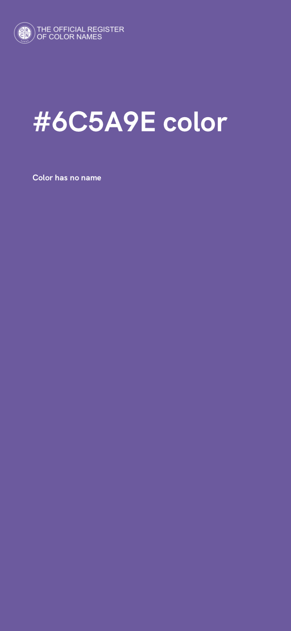 #6C5A9E color image