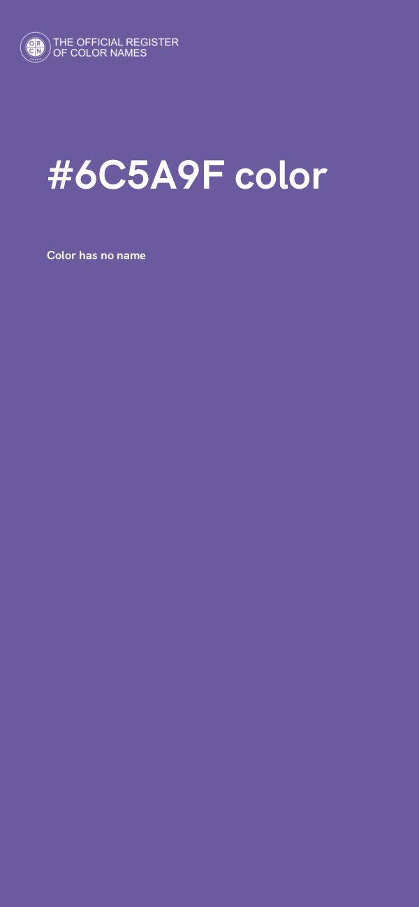 #6C5A9F color image