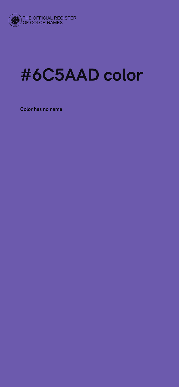 #6C5AAD color image