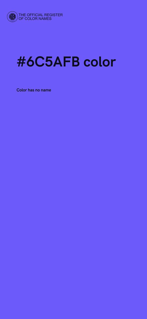 #6C5AFB color image
