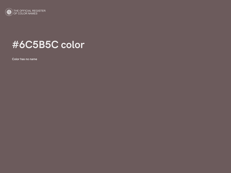 #6C5B5C color image