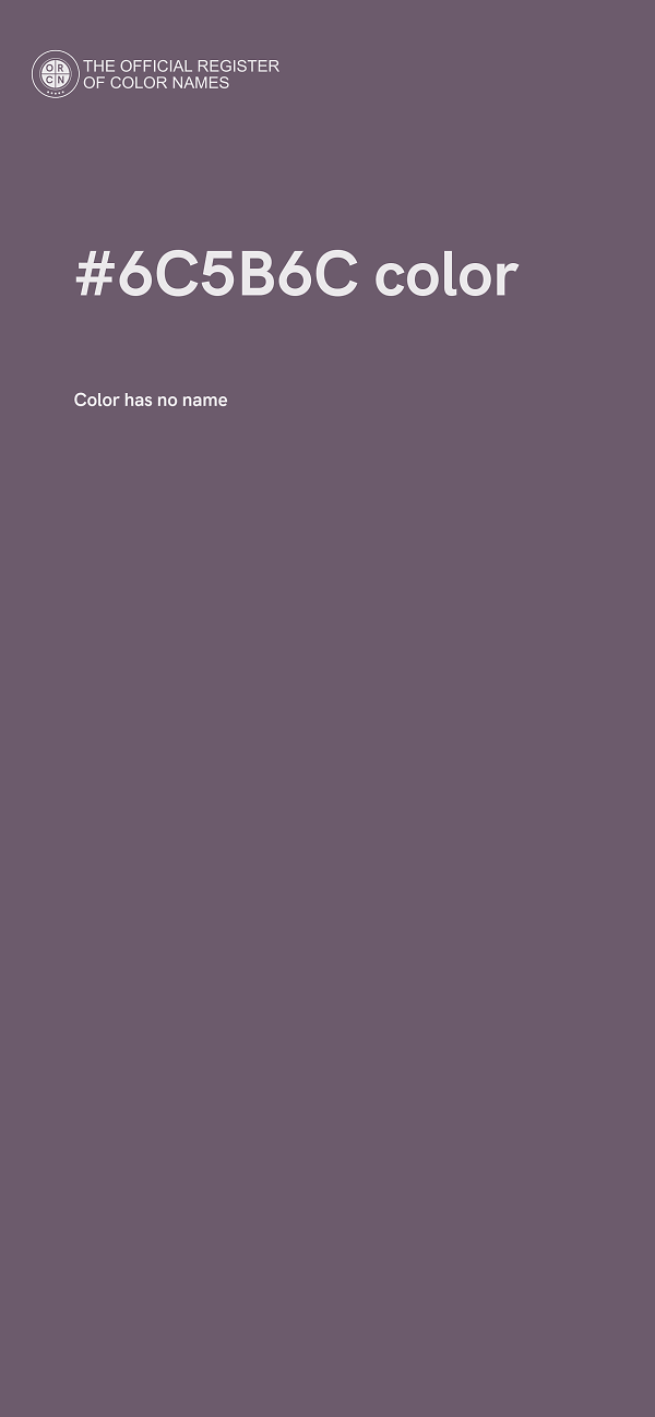 #6C5B6C color image