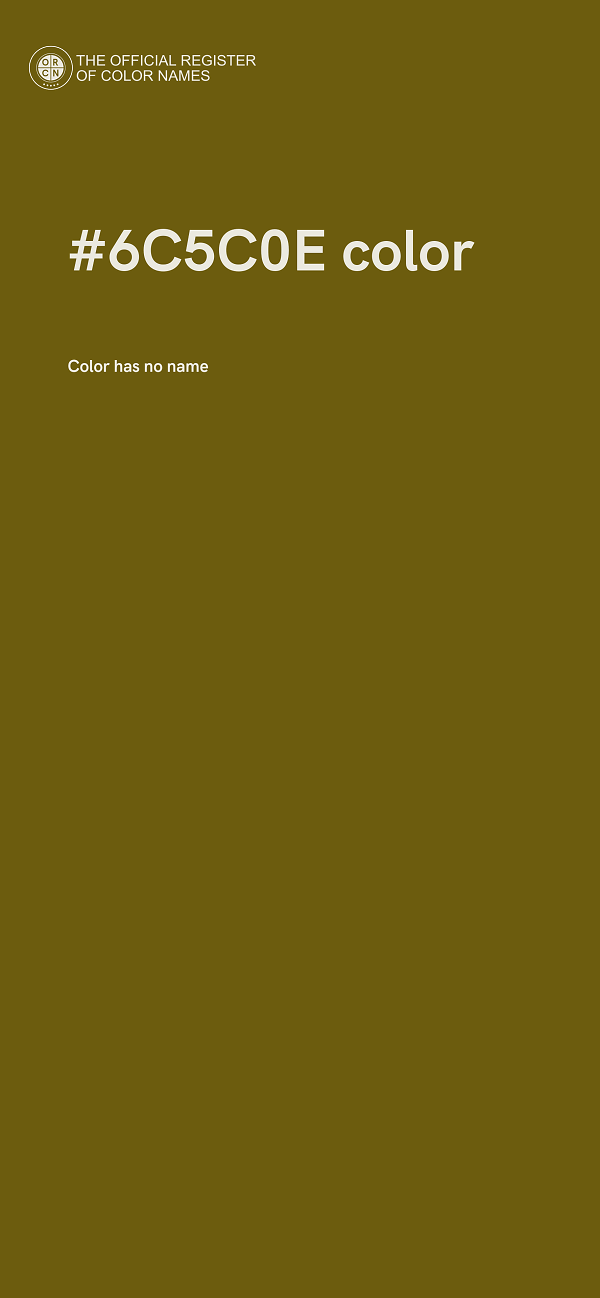 #6C5C0E color image