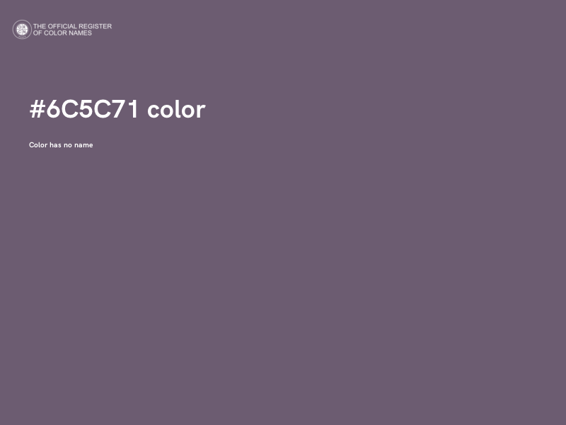 #6C5C71 color image