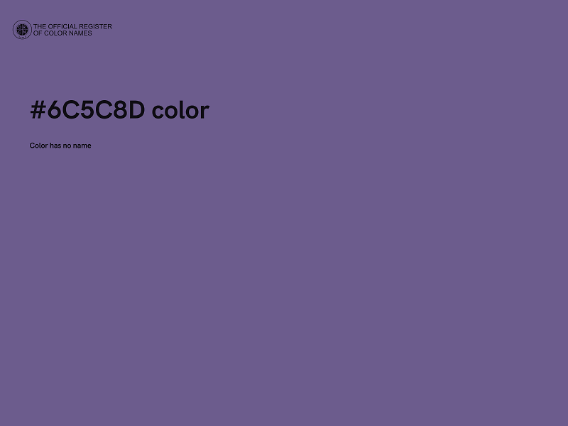 #6C5C8D color image