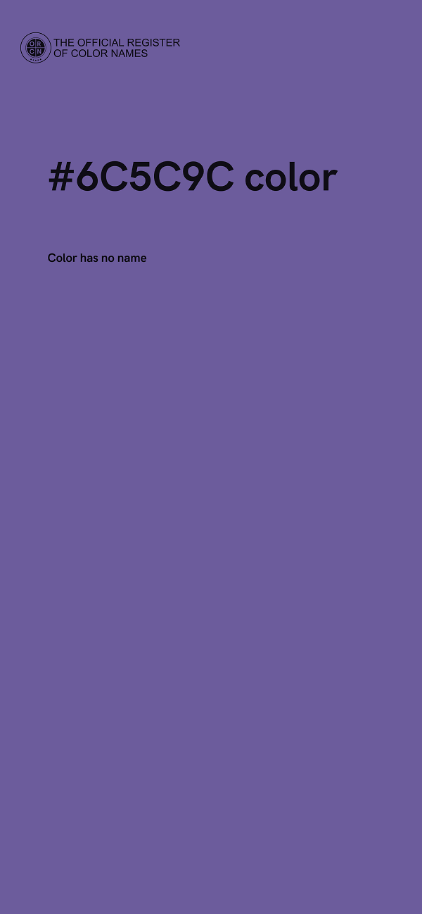 #6C5C9C color image