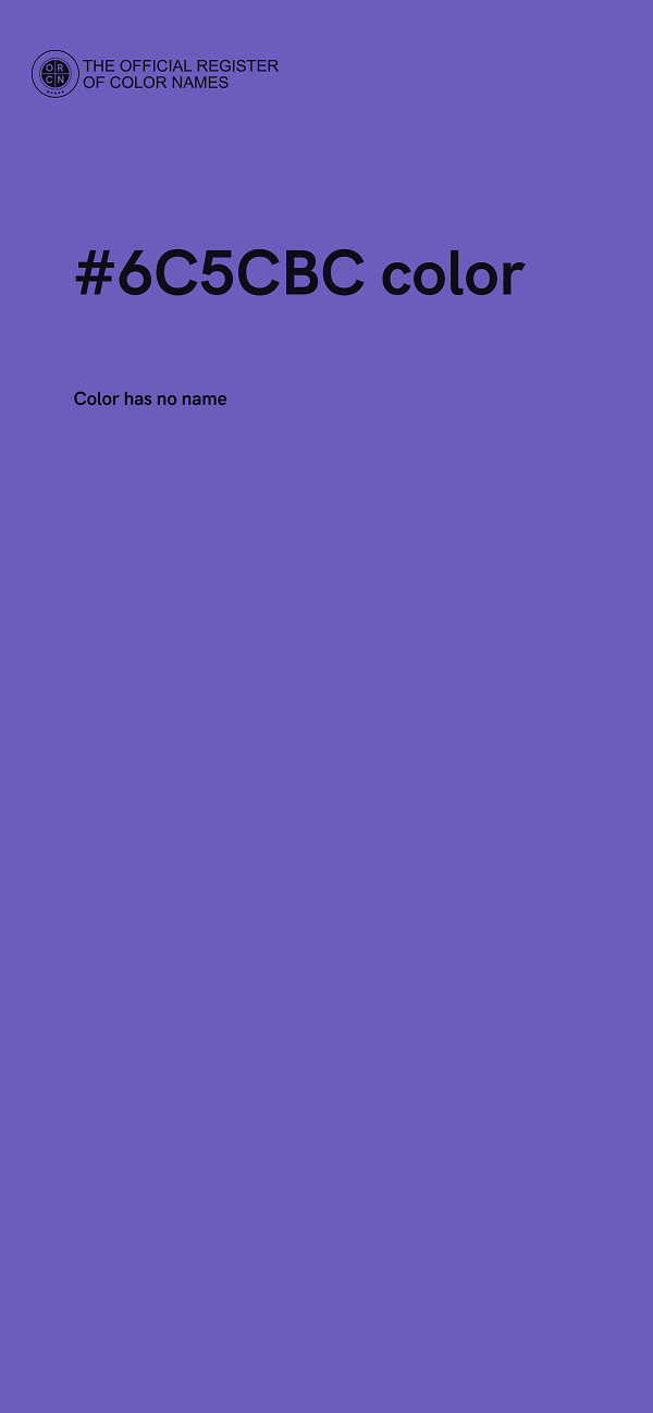 #6C5CBC color image